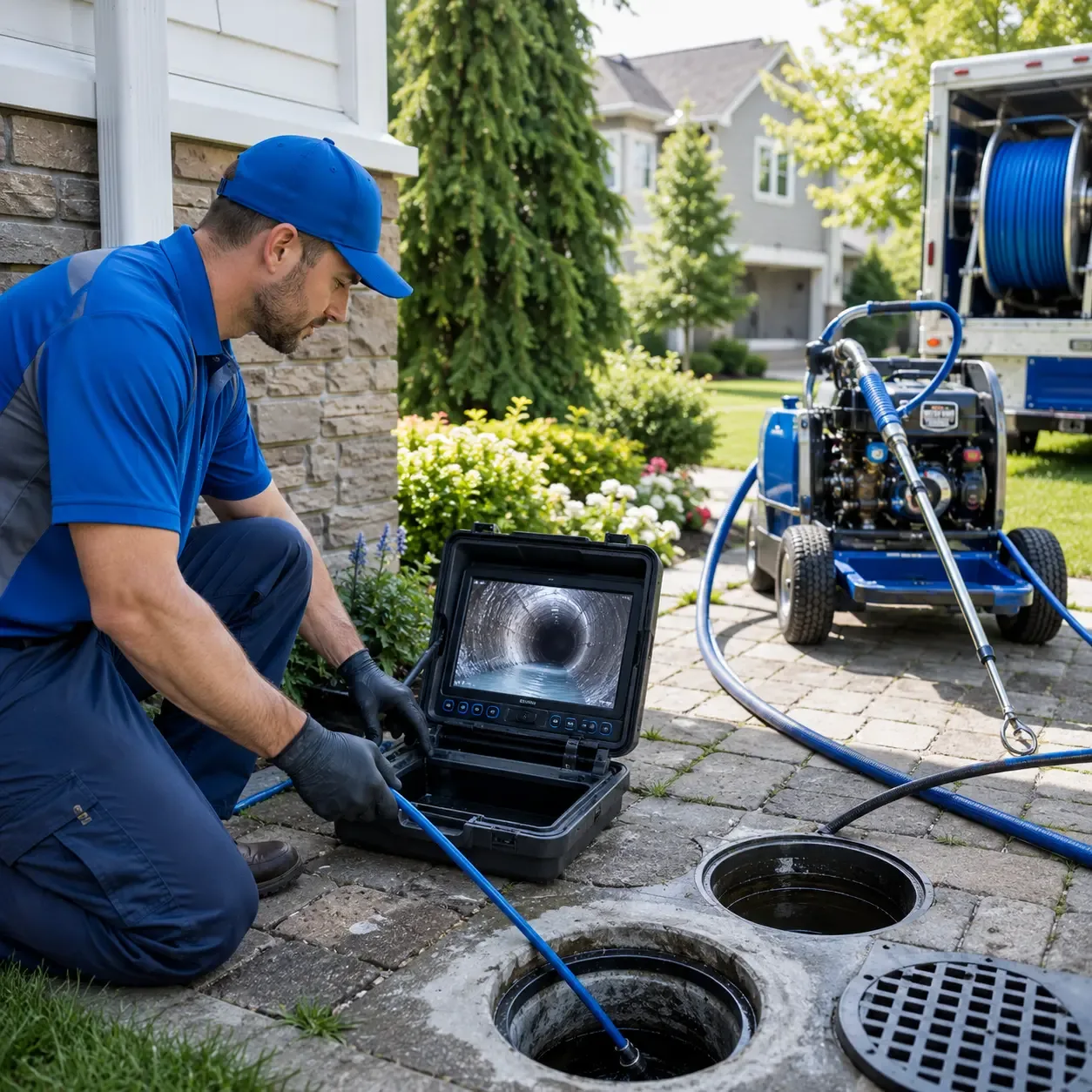 Outdoor drain cleaning professionals serving Fairfield, PA